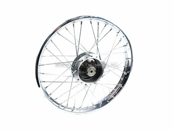 Wheel complete, front wheel, 17", OT, fits C50, CD50, SS50