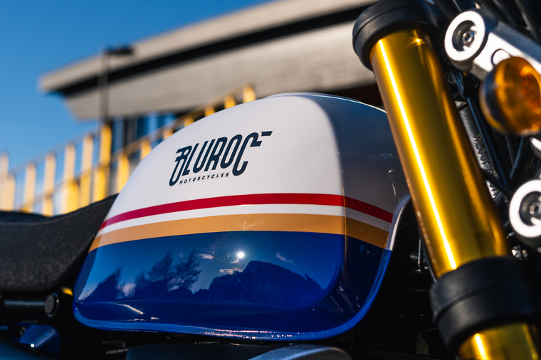 Bluroc X-Bongo EFI, 50cc, Euro 5, Bleu strike racing