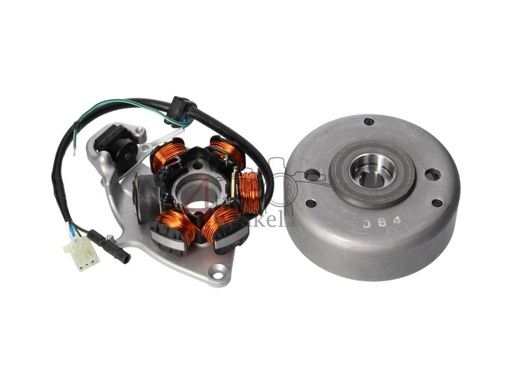 CDI ignition set CB50, flywheel &amp; Ignition coils, original Honda