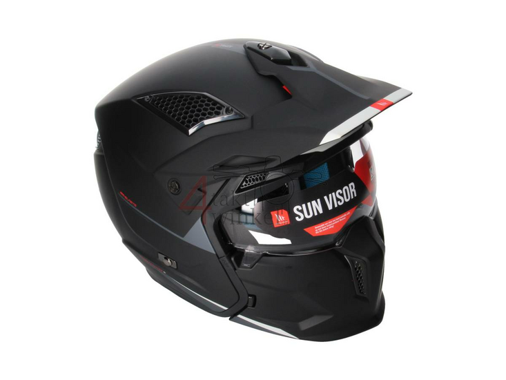 Helmet MT, Le Mans Speed, Matt black, Sizes S to XL