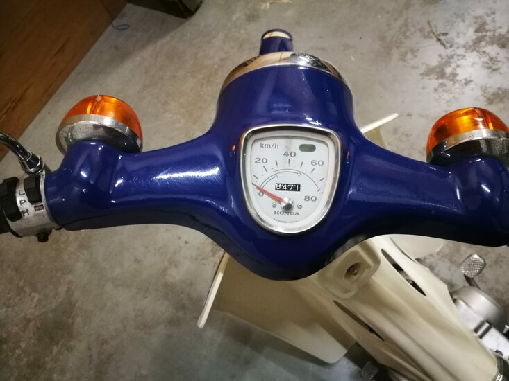 Honda C50 OT, project moped