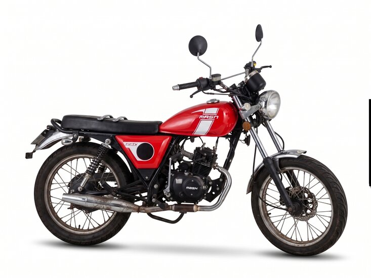 Mash Fifty, 50cc, Red Euro 4, project moped