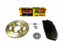 Sprockets and chain set, CY50 standard