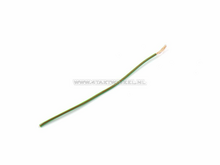 Wire per meter 0,75 mm2, green / red