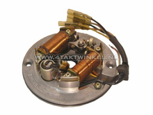 Ignition coils and stator plate Mitsubishi 6 volt &amp; breaker points, original Honda