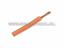 Wire per meter 0.75mm2, orange