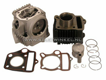 Cylinder kit, with piston &amp; gasket &amp; cylinder head 50cc, AGM, Skyteam, Honda NT