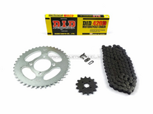 Sprockets and chain set, CD50 standard +2