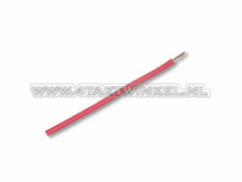 Wire per meter 0.75mm2, red