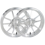 Wheel set, 17&quot;, C50, C70, C90, Streetcub, tubeless type 1, Kepspeed