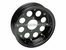 Rim Monkey 8&quot; aluminum, 8 holes, 3.00, black