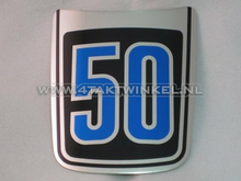 Sticker C50 OT front, schildje, origineel Honda