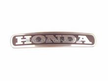 Legshield emblem C50 OT, original Honda