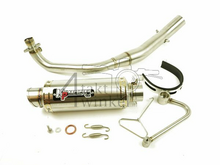 Exhaust tuning, down swept, single, Kepspeed, stainless steel, lambda