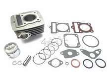 Cylinder kit, with piston &amp; gasket, 70cc, Mash, Orion, Zhenhua, silver