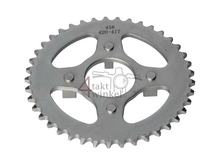 Rear sprocket 41, fits SS50, CB50, CY50, Dax, silver