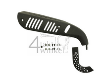 Heat shield standard exhaust, fits Monkey, matt black