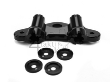 Triple clamp Dax 6v, CNC, black