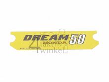 Sticker Dream 50, side cover, original Honda