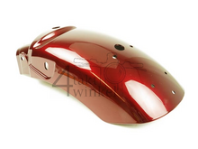 Rear fender, (black/red), OEM Hanway part