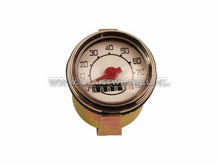 Speedometer, white background, fits Novio, Amigo, PF50