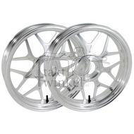 Wheel set, 17&quot;, C50, C70, C90, Streetcub, tubeless type 2, Kepspeed