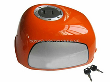 Tank, Gorilla, flat fuel cap, orange