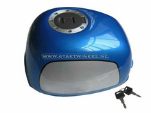 Tank, Gorilla, flat fuel cap, blue