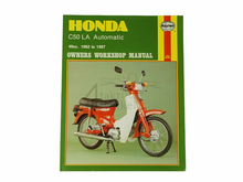 Workshop manual, Honda C50 automatic