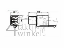 Connector Japanese, housing Connector 4-pin male