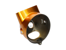 Headlight housing Dax small, C320, S90, gold