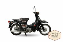 Honda C50 Little Cub, Japanese, Black, 5884 km