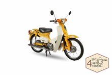 Honda C50 NT Japanese, Yellow, 4358 km, with Dutch papers