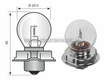 Bulb headlight P26S, 12 volts, 35 watts, e.g. CB50, CY50