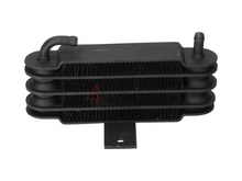 Oil cooler, 4 rows, hose connection, black