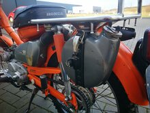 Honda CT90 K4, orange, 2963 miles