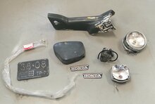 Honda CT90 K4, orange, 2963 miles