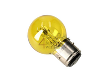 Bulb headlight BA21D, dual, 6 volt, 35-35 watt, Dax 3-pin, yelow