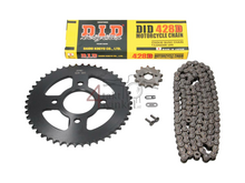 Sprockets and chain set, Mash Fifty, 13 - 48 (50cc, 70cc), 17mm shaft