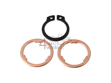 Sprocket locking clip, set, for small front sprocket