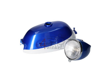 Tank, with headlight, fits Monkey, Z50a k2, blue