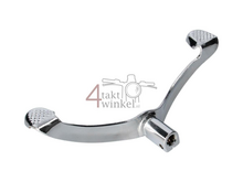 Gear pedal double chrome long attachment, A-quality