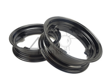 Rim set Dax, 12" aluminum, tubeless, 2.75 / 3.50, black