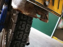 Honda CD50H, Blue, project moped