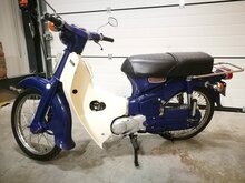Honda C50 OT, project moped