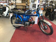 Honda CD50H, Blue, project moped