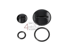 Ignition cover, inspection plugs set, black