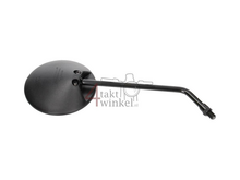 Mirror set, universal, m10 thread, round, black