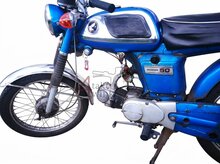 Honda CD50H, Blue, project moped