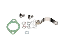 Exhaust tuning, up-swept, Trumpet, stainless steel, ST125 Dax, frame no. JB04xxxx, Black